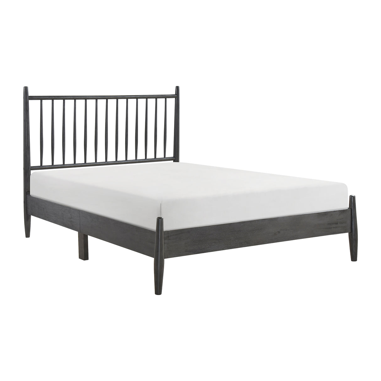 Brickell Gray Full Platform Bed from Homelegance - Luna Furniture