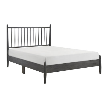 Brickell Gray Full Platform Bed from Homelegance - Luna Furniture