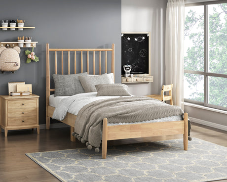 Brickell Natural Twin Platform Bed from Homelegance - Luna Furniture