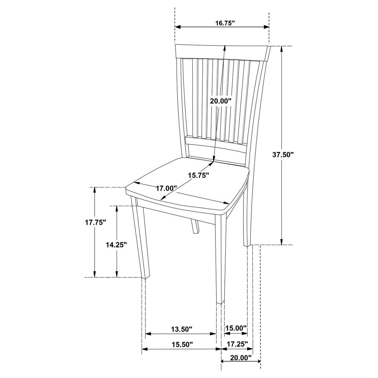 Gomez Cappuccino 5-Piece Dining Set from Coaster - Luna Furniture