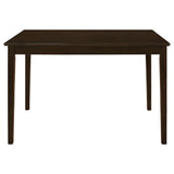 Guillen Cappuccino and Dark Brown 5-Piece Dining Set with Bench from Coaster - Luna Furniture