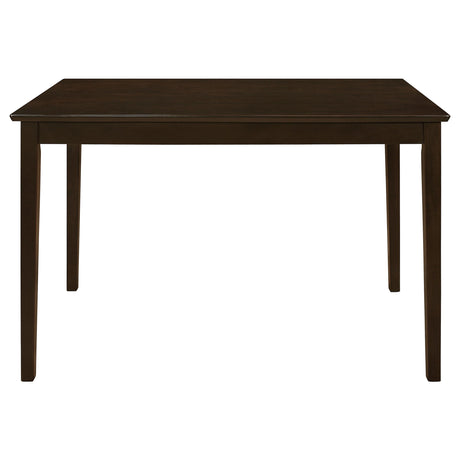 Guillen Cappuccino and Dark Brown 5-Piece Dining Set with Bench from Coaster - Luna Furniture