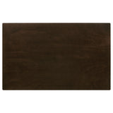 Guillen Cappuccino and Dark Brown 5-Piece Dining Set with Bench from Coaster - Luna Furniture