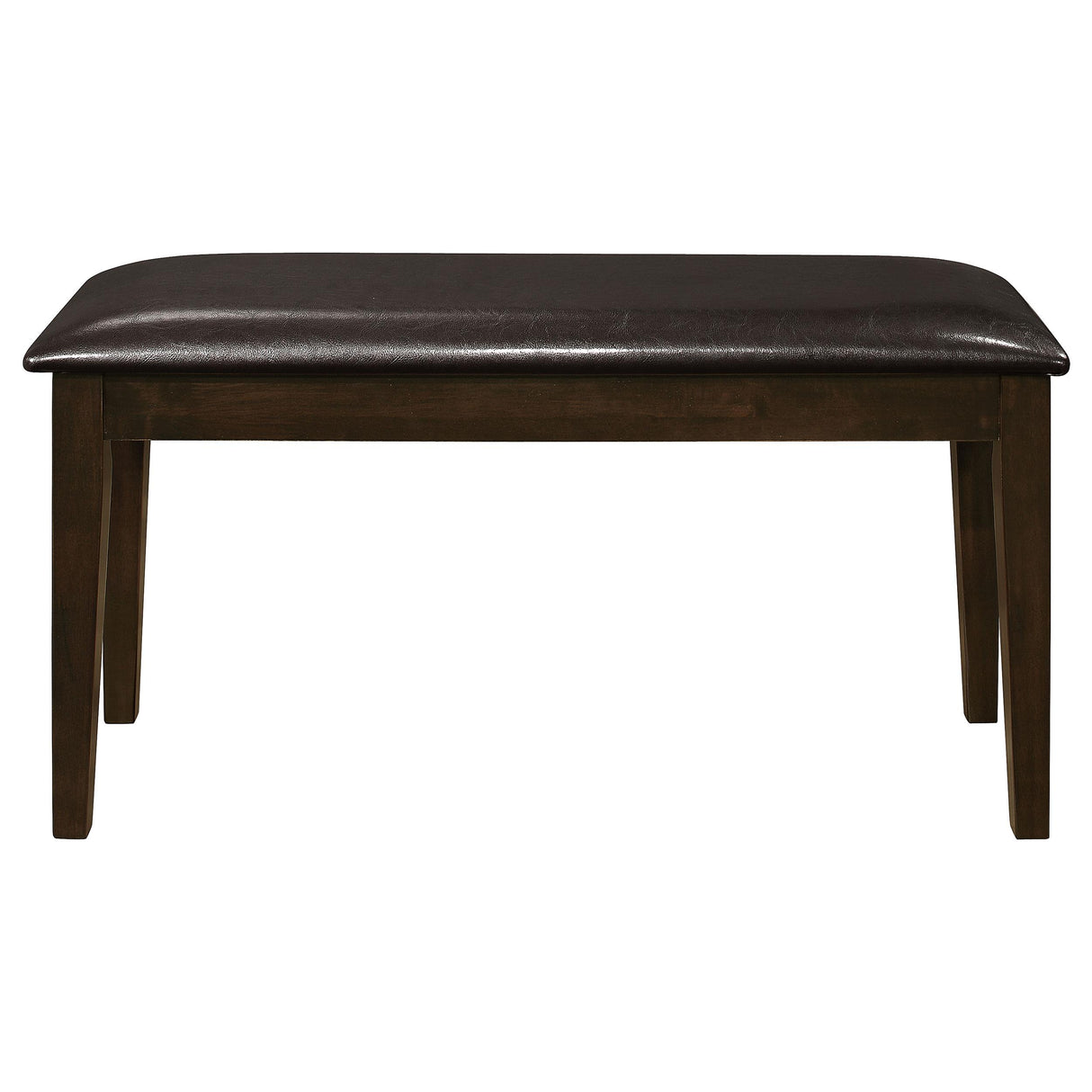 Guillen Cappuccino and Dark Brown 5-Piece Dining Set with Bench from Coaster - Luna Furniture