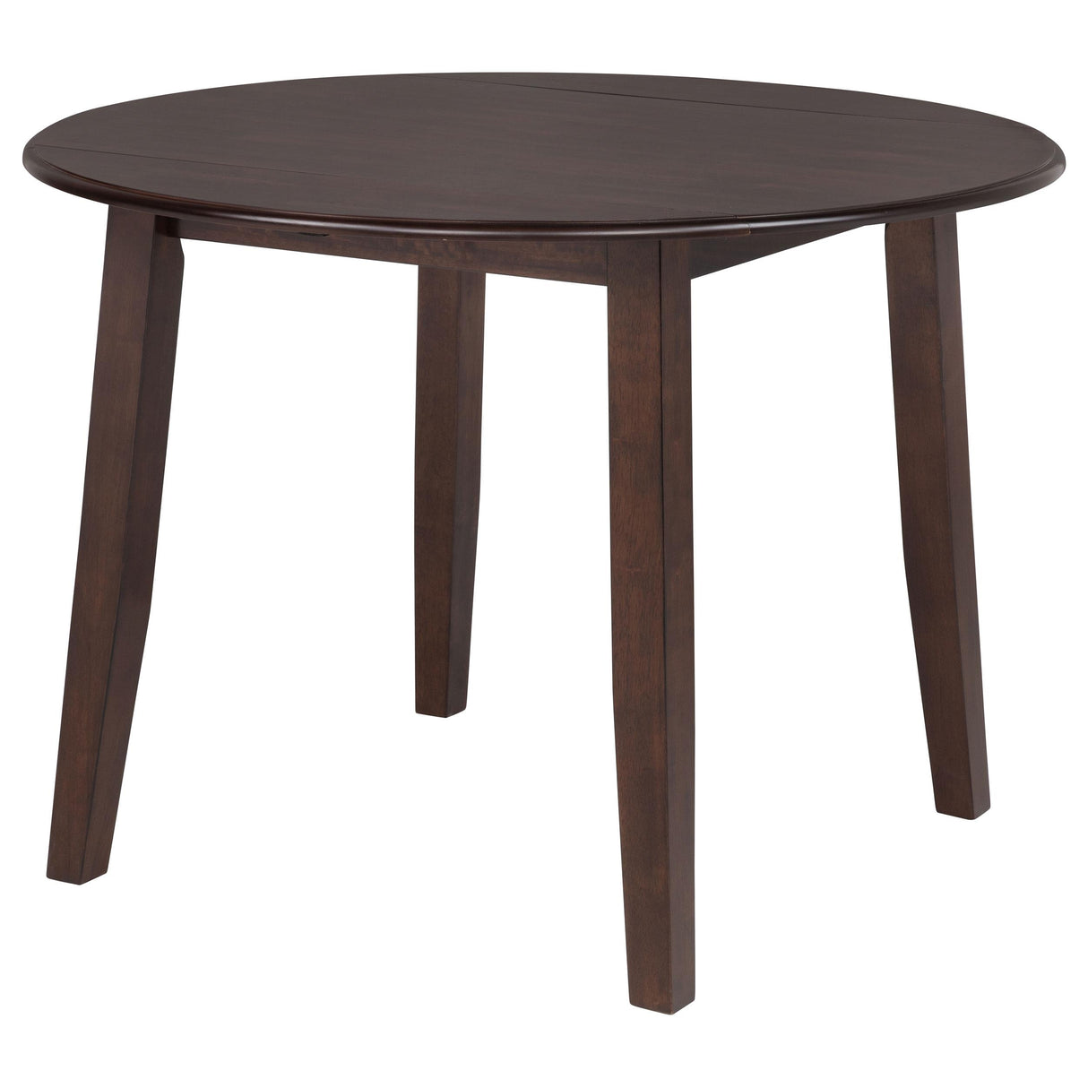 Barton Dark Brown 5-Piece Round Wood Dining Set from Coaster - Luna Furniture