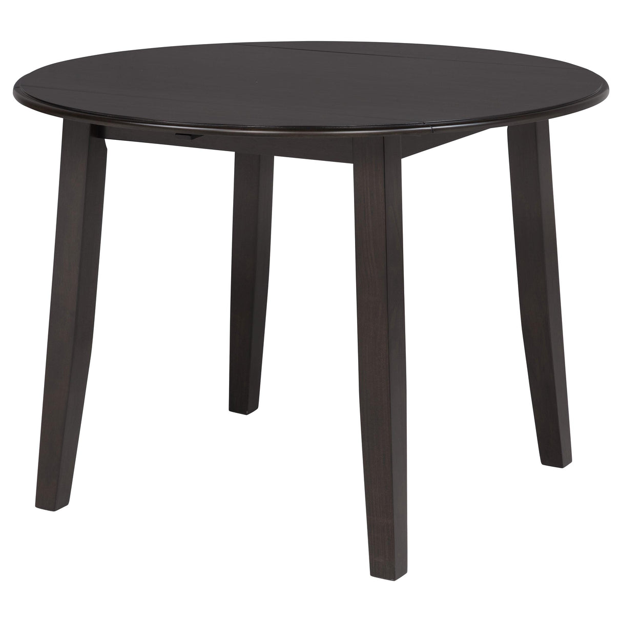 Catley Dark Coffee 5-Piece Round Drop Leaf Dining Set from Coaster - Luna Furniture