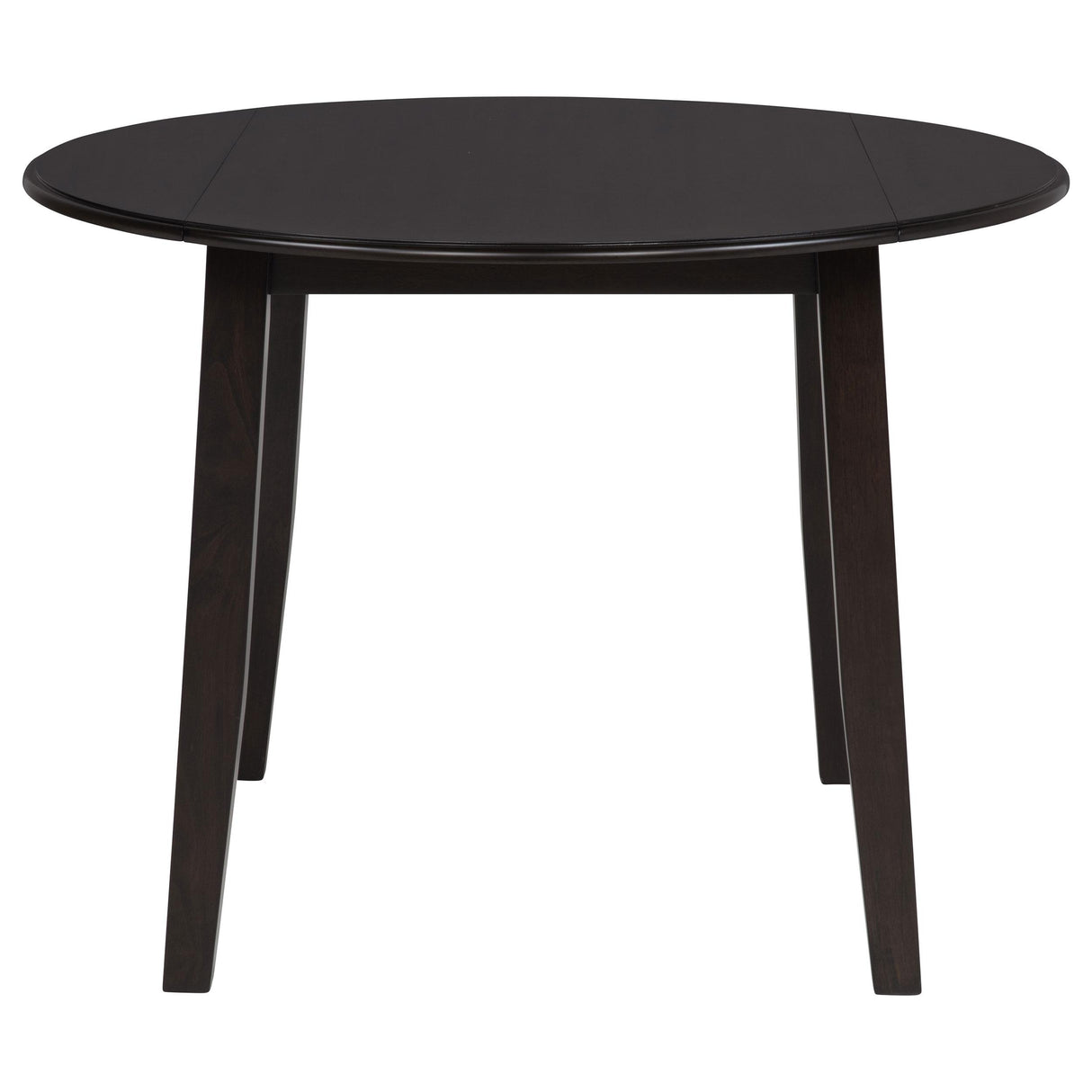 Catley Dark Coffee 5-Piece Round Drop Leaf Dining Set from Coaster - Luna Furniture