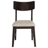 Catley Dark Coffee 5-Piece Round Drop Leaf Dining Set from Coaster - Luna Furniture