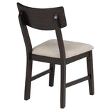 Catley Dark Coffee 5-Piece Round Drop Leaf Dining Set from Coaster - Luna Furniture