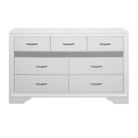 Luster White Nightstand from Homelegance - Luna Furniture