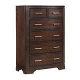 Hudson Cherry Full Platform Bed with Footboard Storage from Homelegance - Luna Furniture
