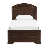 Hudson White Queen Storage Platform Bed from Homelegance - Luna Furniture