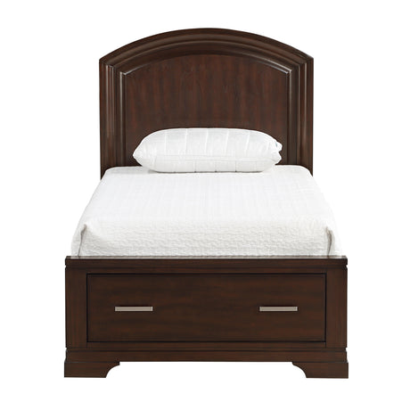 Hudson White Queen Storage Platform Bed from Homelegance - Luna Furniture