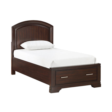 Hudson White Queen Storage Platform Bed from Homelegance - Luna Furniture