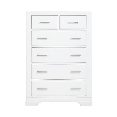 Hudson White Full Platform Bed with Footboard Storage from Homelegance - Luna Furniture