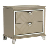 Hudson White 5-Piece Youth Bedroom Set (Twin Bed, Nightstand, Dresser, Mirror, Chest) from Homelegance - Luna Furniture