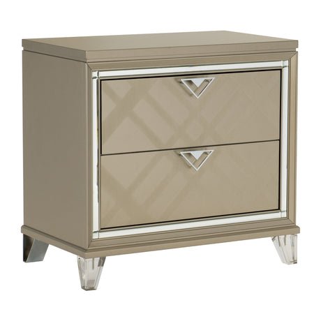 Hudson White 5-Piece Youth Bedroom Set (Twin Bed, Nightstand, Dresser, Mirror, Chest) from Homelegance - Luna Furniture