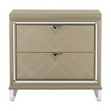 Hudson White 5-Piece Youth Bedroom Set (Twin Bed, Nightstand, Dresser, Mirror, Chest) from Homelegance - Luna Furniture