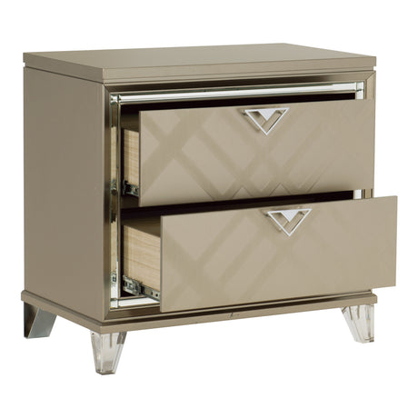 Hudson White 5-Piece Youth Bedroom Set (Twin Bed, Nightstand, Dresser, Mirror, Chest) from Homelegance - Luna Furniture