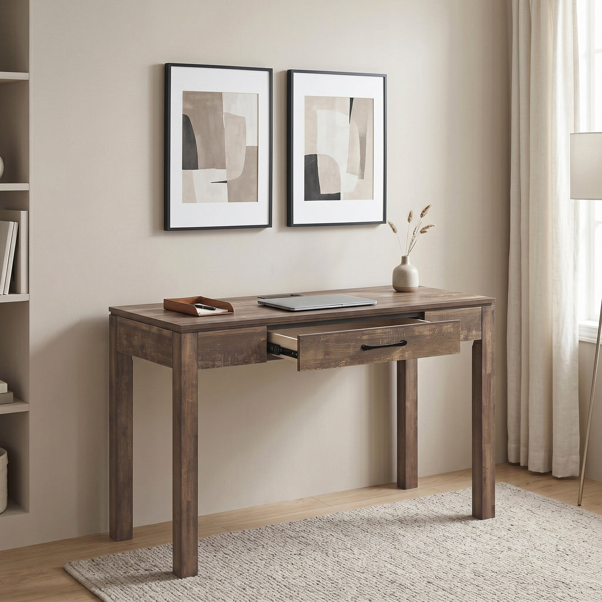 Corbin Brown Writing Desk from Homelegance - Luna Furniture