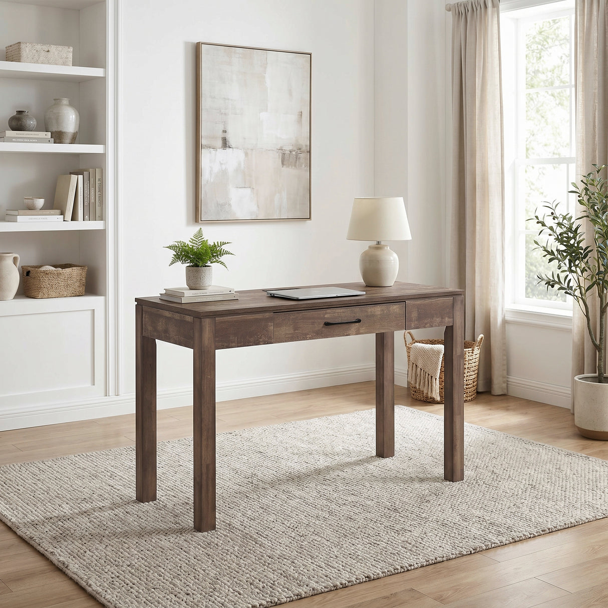 Corbin Brown Writing Desk from Homelegance - Luna Furniture