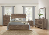 Corbin Brown King Panel Bed from Homelegance - Luna Furniture