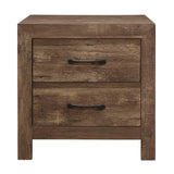 Corbin Brown Crossbuck Queen Panel Bed from Homelegance - Luna Furniture
