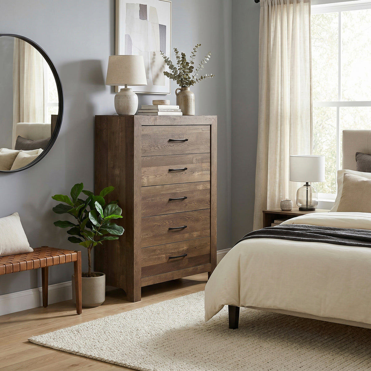 Corbin Brown Chest from Homelegance - Luna Furniture