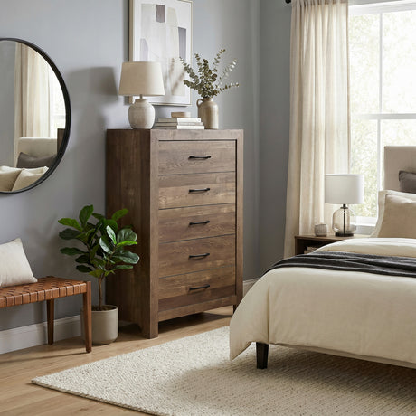 Corbin Brown Chest from Homelegance - Luna Furniture