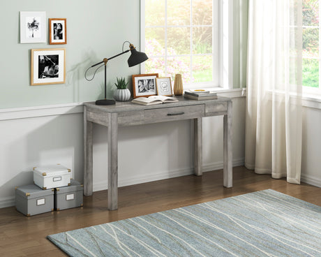 Corbin Gray 4-Piece Bedroom Set (Queen Bed, Nightstand, Dresser, Mirror) from Homelegance - Luna Furniture