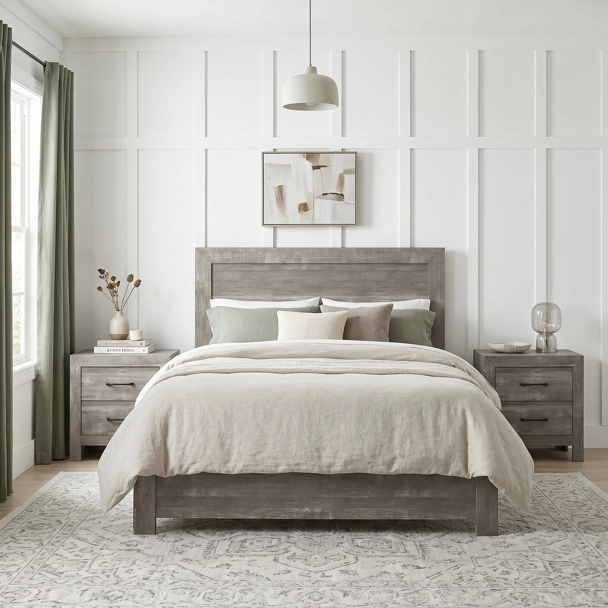 Corbin Brown Full Panel Bed