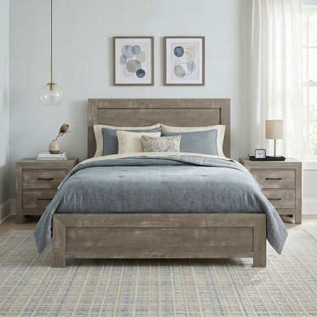 Corbin Gray Full Panel Bed from Homelegance - Luna Furniture