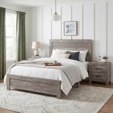 Corbin Gray Full Panel Bed from Homelegance - Luna Furniture