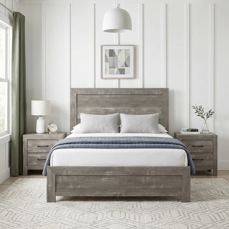 Corbin Gray Eastern King Bed in a Box from Homelegance - Luna Furniture