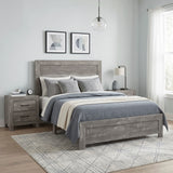 Corbin Gray Eastern King Bed in a Box from Homelegance - Luna Furniture