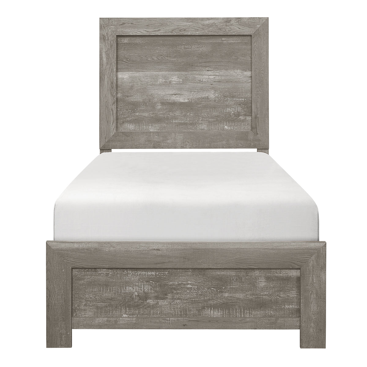 Corbin Gray Eastern King Bed in a Box from Homelegance - Luna Furniture