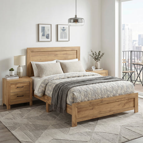 Corbin Natural Queen Panel Bed from Homelegance - Luna Furniture