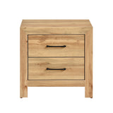 Corbin Natural Crossbuck 4pc Set (TB+NS+DR+MR) from Homelegance - Luna Furniture