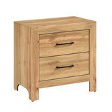 Corbin Natural Crossbuck 4pc Set (QB+NS+DR+MR) from Homelegance - Luna Furniture