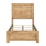 Corbin Natural King Panel Bed from Homelegance - Luna Furniture