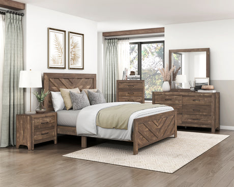 Corbin Brown Chest from Homelegance - Luna Furniture