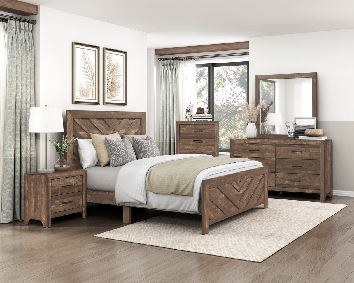 Corbin Brown Writing Desk from Homelegance - Luna Furniture