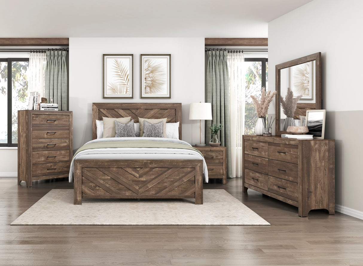 Corbin Brown Writing Desk from Homelegance - Luna Furniture