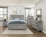 Corbin Brown Crossbuck Full Panel Bed from Homelegance - Luna Furniture