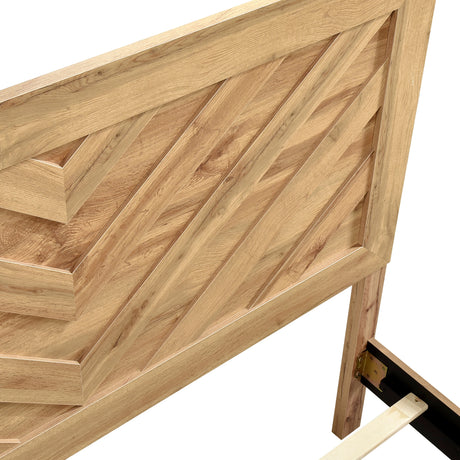Corbin Natural Crossbuck California King Bed from Homelegance - Luna Furniture