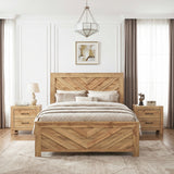 Corbin Natural Crossbuck Full Bed from Homelegance - Luna Furniture