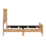 Corbin Natural Crossbuck 4pc Set (TB+NS+DR+MR) from Homelegance - Luna Furniture