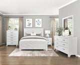 Corbin White Crossbuck California King Bed from Homelegance - Luna Furniture