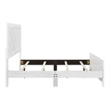 Corbin White Crossbuck California King Bed from Homelegance - Luna Furniture