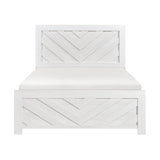 Corbin White Crossbuck California King Bed from Homelegance - Luna Furniture